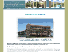 Tablet Screenshot of maravillagalveston.com